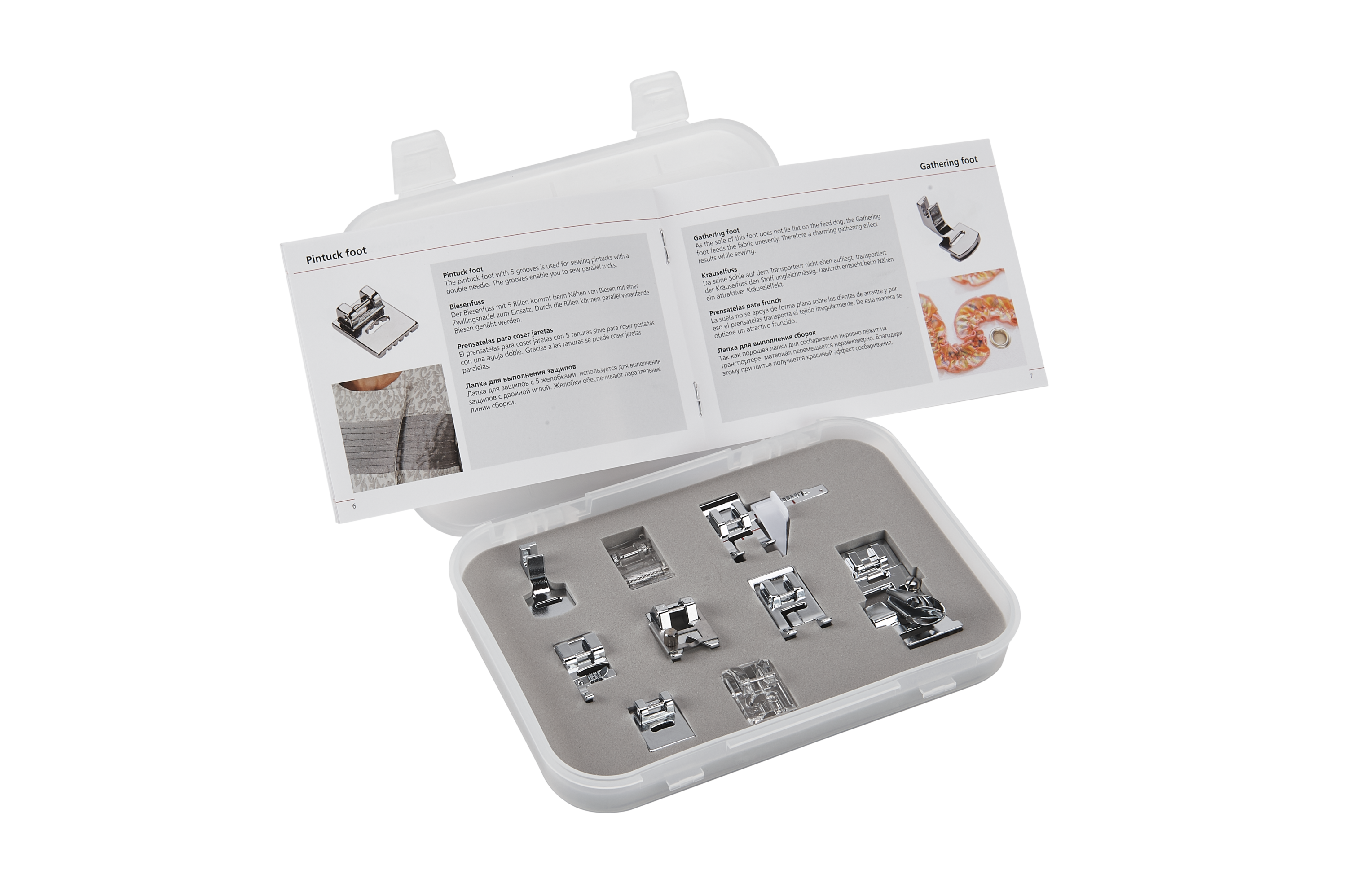 Naaivoetenset voor decoratieve steken image number