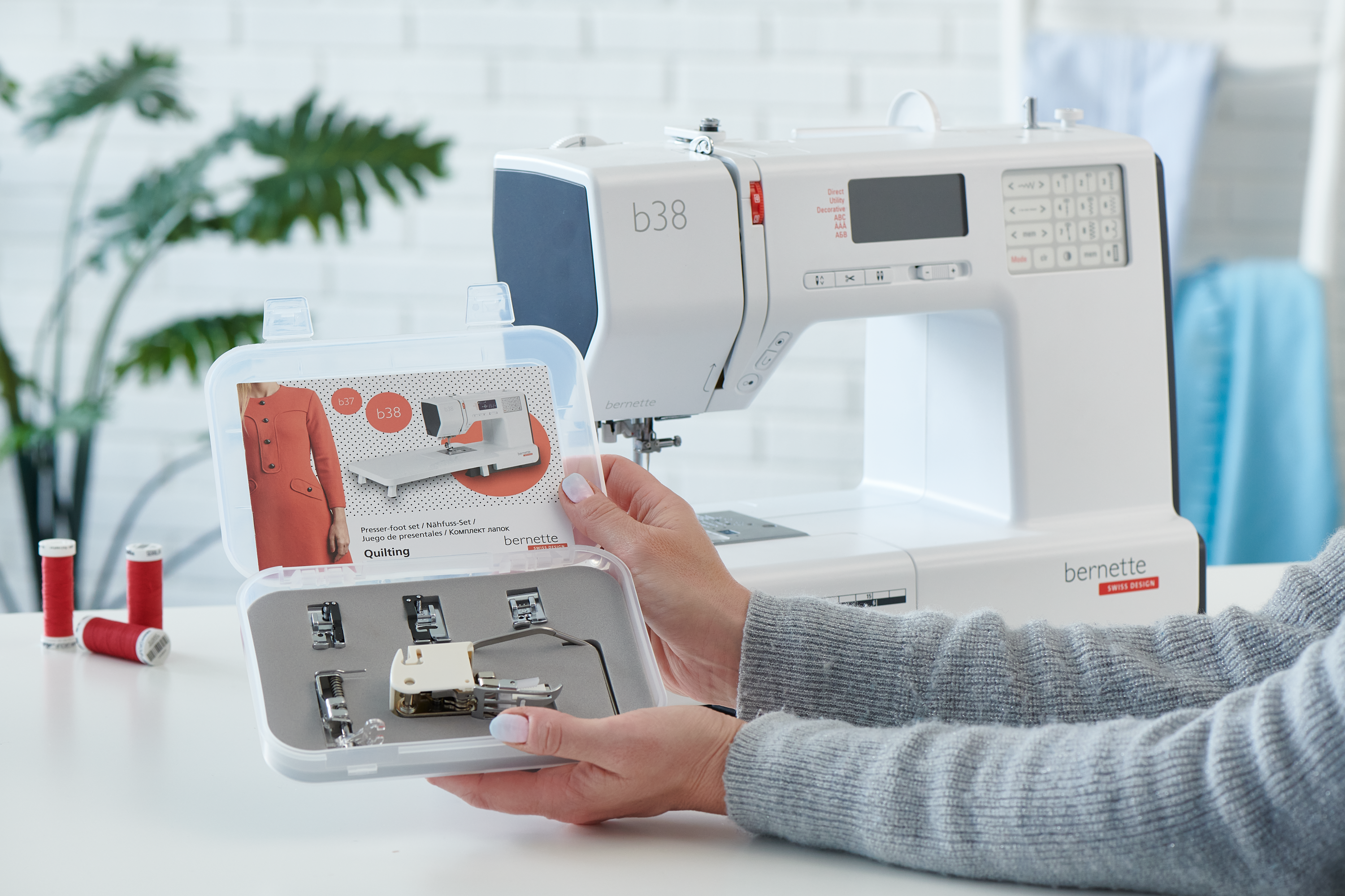 Set quiltvoeten b37 / b38 image number